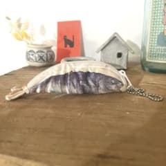 妄想工作所 ガチャガチャ 魚型ポーチ キーチェーン付きのサムネイル