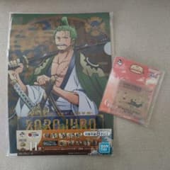 [비매품·신품]ONE PIECE 클리어 파일 2장＆아크릴 스탠드 세트