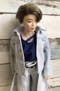 BTSドール服　ダメージデニムセット　ジミン BTSドール服 ダメージデニムセット ジミン - メルカリ