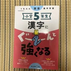 公文 小学５年生 漢字にぐーんと強くなるのサムネイル