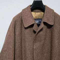 BURBERRY 一枚袖 HARRIS TWEED ハリスツイード コート - メルカリ