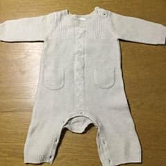 ニットのロンパース 0-3か月のサムネイル