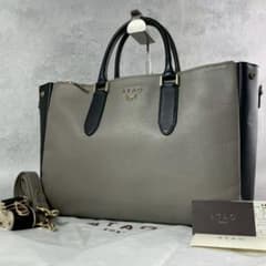 美品 アタオ ドリー トートバッグ 2way クロスボディ レザー バイ