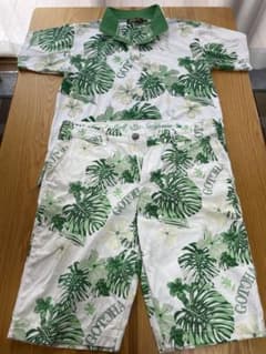 GOTCHA GOLF セットアップ XL ボタニカル柄 ガッチャ ロゴ刺繍 GOTCHA GOLF セットアップ XL ボタニカル柄 ガッチャ ロゴ刺繍 - メルカリ