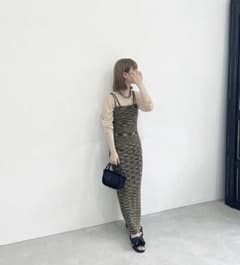 【入手困難】Hey life store キャミソールニットドレスのサムネイル