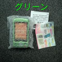新品◆本当に録音再生！なつかしのガラケーマスコット スライドType グリーンのサムネイル