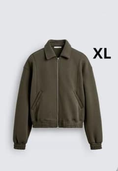 ZARA ザラ ネオプレン風 ボクシーフィットジャケット 完売品 - メルカリ