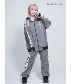 Hauls ジャージ セットアップ ギンガム 新！柄 ネ申おジャージ参上！(ギンガムBLACK) | Hauls