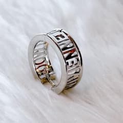Price reduced! Vivienne Westwood hoop earring, silver, single earring.