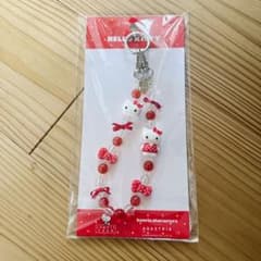 キティ ハローキティ フォンストラップ エンジェルキティ ピンク