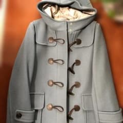 バーバリーブルーレーベル　ダッフルコート　グレー バーバリーブルーレーベル ダッフルコート 38 グレー - メルカリ