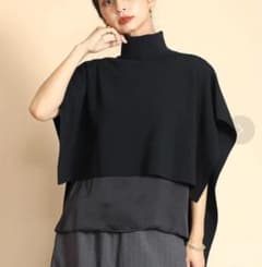新品フェンネルFENNELハイネックニットポンチョ15000円SCOT CLUB 新品タグ付きFENNEL スコットクラブ ハイネック変形2wayケーブルニット