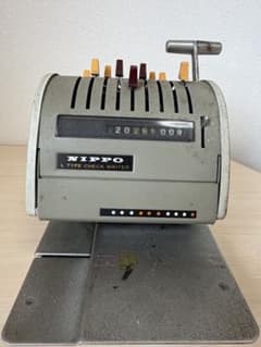 昭和レトロ】チェックライター 日付ディスプレイ アンティーク 店舗