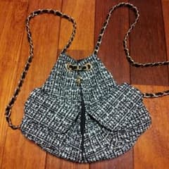 [新品]GRL✡ツイードチェーンリュックのサムネイル