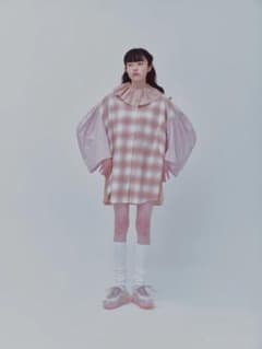 MIKIOSAKABE チェックフリルブラウス - メルカリ