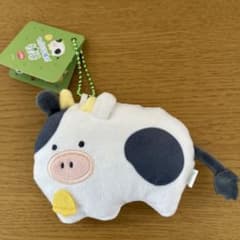 つぶらな瞳の牧場　牛 キーホルダーのサムネイル