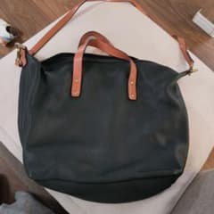 レザー ショルダーバッグ ダークグリーン 2wayのサムネイル
