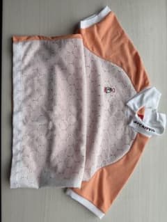 archivio レディース ゴルフポロシャツ オレンジ　トップスのサムネイル