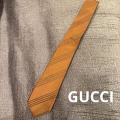GUCCI ネクタイ　オレンジ　グッチ