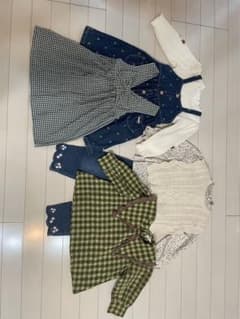 ナチュラル女の子秋服　7点まとめ売りのサムネイル