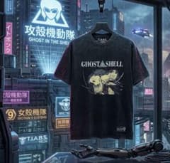 攻殻機動隊　Tシャツ　tee 士郎正宗　草薙素子　タチコマ　アップルシードのサムネイル