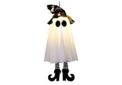 ハロウィン 吊り下げ ゴースト ライト 飾り付け 2個セット ホワイト+オレンジ
