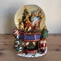 クリスマス スノードーム オルゴール付き　KIRKLAND