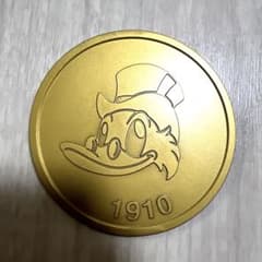 ディズニーシー スクルージおじさん 激レア 金貨 - メルカリ