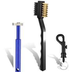 ブルー！バックスピンを生む♬ ウェッジ U&V角溝用!& 2点ブラシ セット！のサムネイル