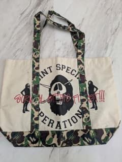 A BATHING APE x Stussy トートバッグ 非売品のサムネイル