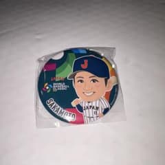 WBC 2026 坂本誠志郎 缶バッジ 侍ジャパン　ガチャガチャのサムネイル