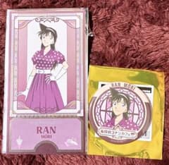 名探偵コナンカフェ 缶バッジ カード 毛利蘭 - メルカリ