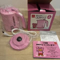 非売品 ブタメン 電気ケトル 1.0Lおやつカンパニー 当選品 ポット　ピンク おやつカンパニー ブタメン オリジナル 電気ケトル 1.0L 非売品 ピンク