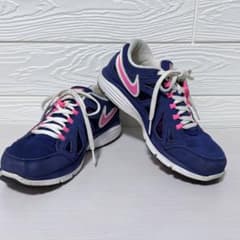 ネイビー✗ピンク❣️NIKE／DUAL FUSION ランニングシューズ24cmのサムネイル