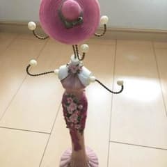 ドレス形アクセサリースタンド / ピンクのサムネイル