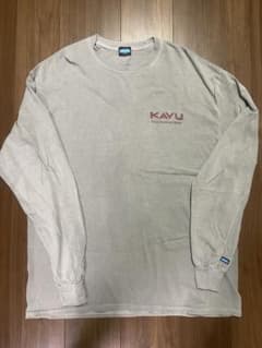 KAVU カブー 長袖Tシャツ SASQUATCH HUNTER グレー XLのサムネイル