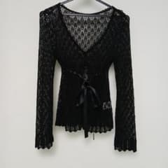 LEST ROSE ブラック レースカーディガンのサムネイル