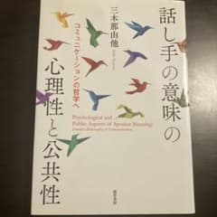 話し手の意味の心理性と公共性 コミュニケーションの哲学へのサムネイル