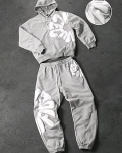 s*0様 y2k opium グレー スウェットパンツ グラフィックのサムネイル