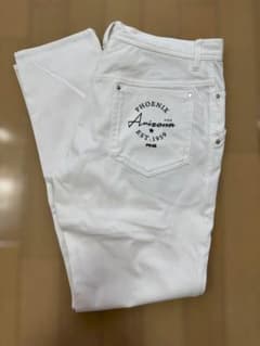 【PING ピン ゴルフ ホワイトパンツ 白 ロゴ ストレッチ メンズ L】のサムネイル