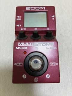 ZOOM MS-60B ベース用マルチエフェクター 生産完了品 保証書 取説付きのサムネイル