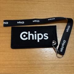 Chips ネックストラップ付 サングラスケース ブラックのサムネイル