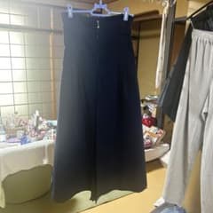 ネイビー ロングフレアスカートのサムネイル