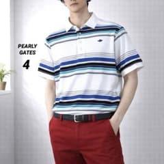 PEARLY GATES パーリーゲイツ ポロシャツ 半袖 4 ゴルフ ウェア - メルカリ