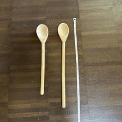 木製スプーン 2本セット 約35cmと約30cmのサムネイル