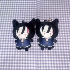 あくねこ ベリアン フィンガーマスコット 缶バッジ 悪魔執事と黒い猫