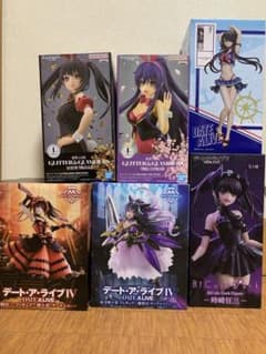 デート・ア・ライブ 時崎狂三 夜刀神十香 フィギュア 5体 まとめ売り