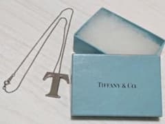 TIFFANY&Co. イニシャル T ネックレス シルバー925 - メルカリ