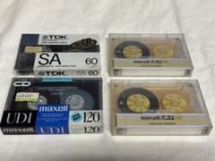 TDK SA60 maxell UDI 120 UR-F46(x2) 4本セット - メルカリ