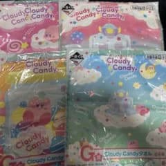 별의 커비 이치 반 쿠지 Cloudy Candy 타월 전 4 종 세트